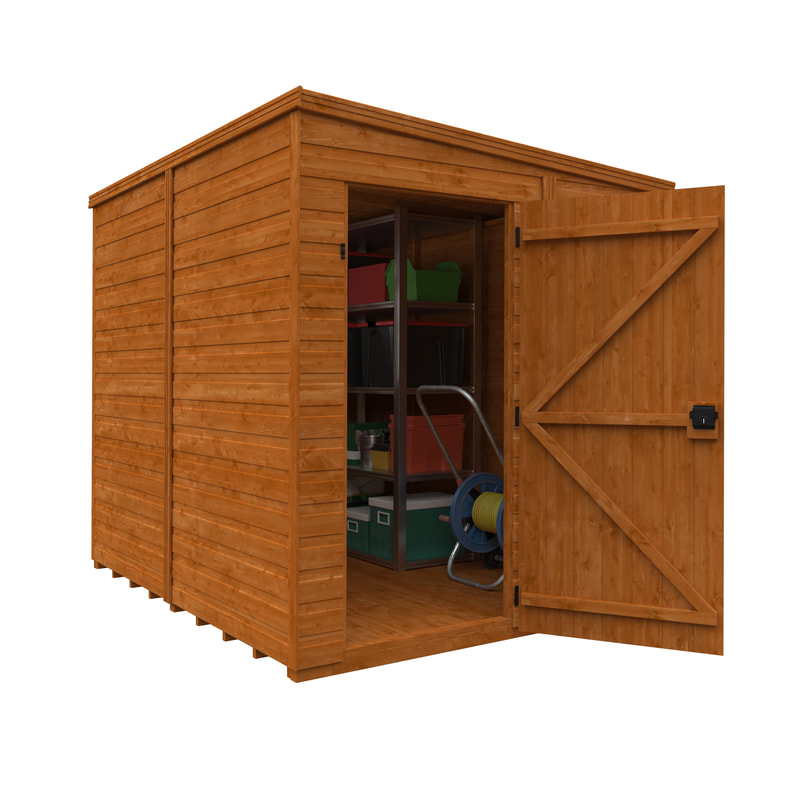 Buy a new pent roof windowless shed in Edinburgh and the Lothians, click here for a pent roof windowless shed installation quote