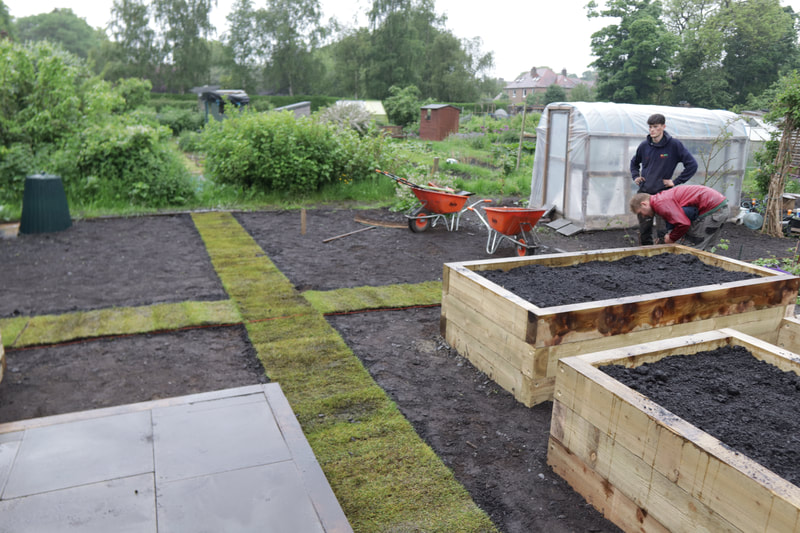 New raised beds installed in Edinburgh, Midlothian, and East Lothian by JDS Gardening